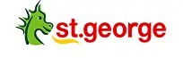 st.george logo featuring a green dragon and red text, representing one of the leading lenders Trelos Finance partners with for mortgage solutions in Sydney.